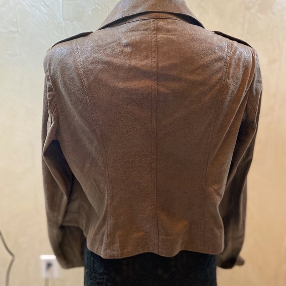 Pleather Jacket, Never Worn with Tags - Picture 4 of 6
